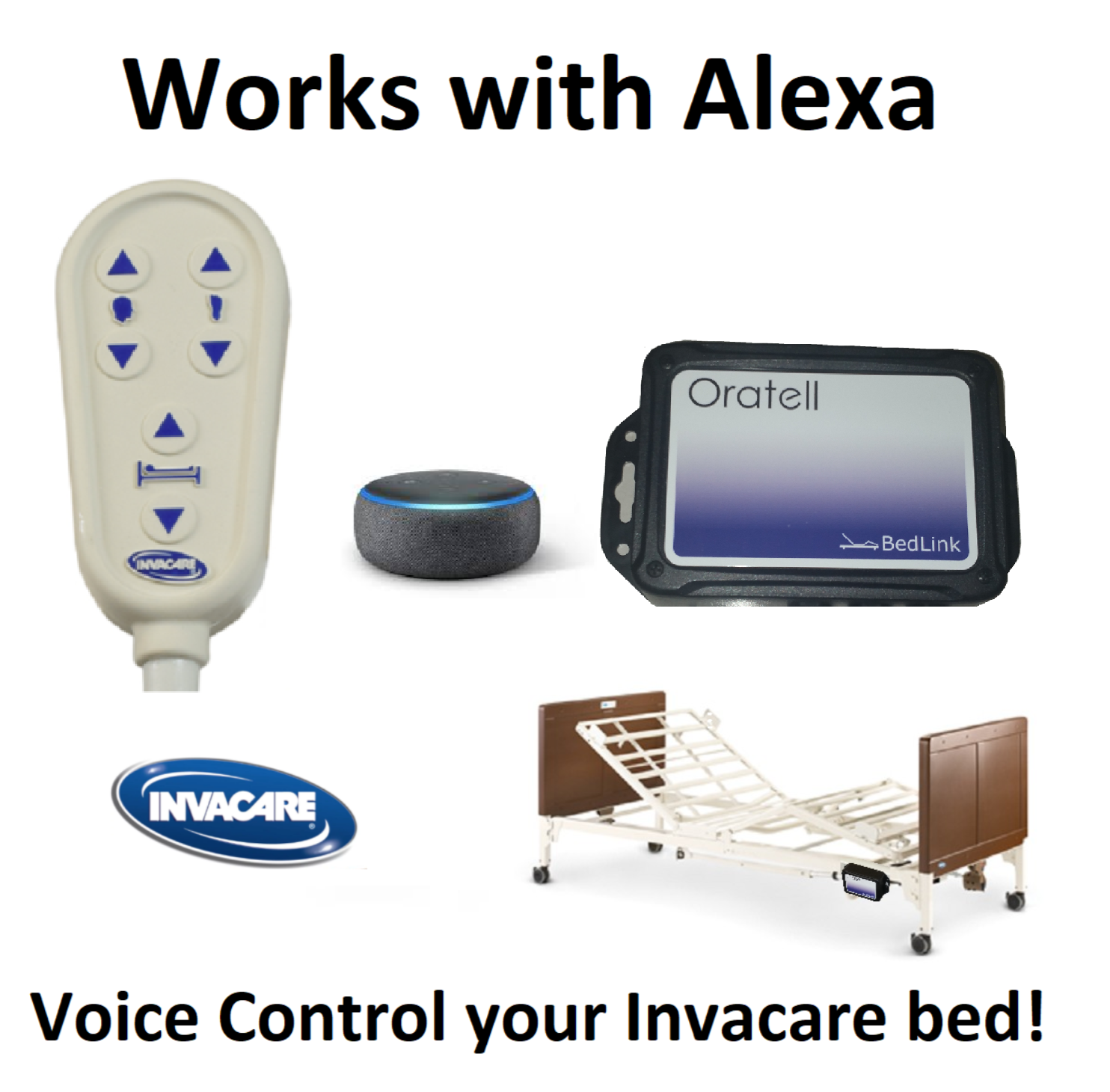 Alexa BedLink for Invacare G Series Beds Oratell